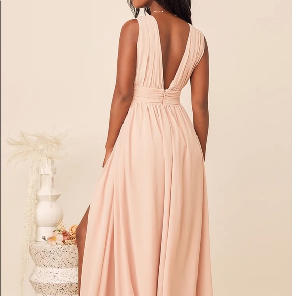 Heavenly Hues Blush Maxi Dress - Picture 4 of 7